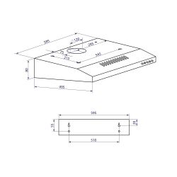Витяжка Minola HPL 613 I - Картинка 9