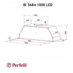  Perfelli BI 5684 WH 1000 LED -  9