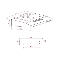 Вытяжка Perfelli PL 5124 WH LED - Картинка 9