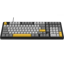 Дротова механічна клавіатура Ajazz AK980 MAX Magnetic switches Black Gray Yellow (AK980-MAX-M-BGY) - Картинка 2