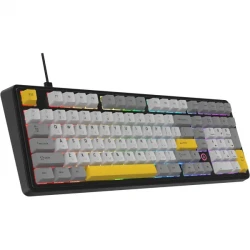 Дротова механічна клавіатура Ajazz AK980 MAX Magnetic switches Black Gray Yellow (AK980-MAX-M-BGY) - Картинка 3