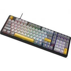 Дротова механічна клавіатура Ajazz AK980 MAX Magnetic switches Black Gray Yellow (AK980-MAX-M-BGY) - Картинка 4