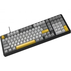 Дротова механічна клавіатура Ajazz AK980 MAX Magnetic switches Black Gray Yellow (AK980-MAX-M-BGY) - Картинка 5