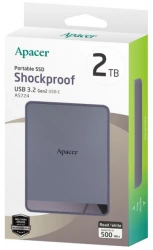 SSD накопитель Apacer AS724 2Tb Type-C 3.2 (Gen 2) (AP2TBAS724M-1) - Картинка 5