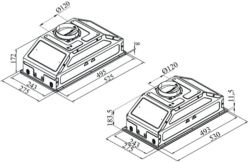 Вытяжка Ardesto HFI-F700MINX - Картинка 3