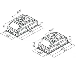Вытяжка Ardesto HFI-F700MW - Картинка 3