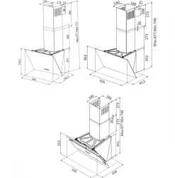 Вытяжка Ardesto HL-F1300BLG - Картинка 12