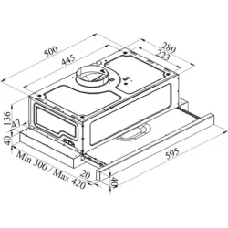 Вытяжка Ardesto HT-F900MINX - Картинка 3