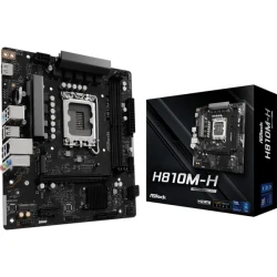 Материнська плата LGA1851, ASRock H810M-H, H810, 2xDDR5, 1xPCI-E 4.0 x16, 1xPCI-E 4.0 x1, 1xM.2 (Key E), 4xSATA3, 1xM.2, ALC897, RTL8111H, HDMI, MicroATX - Картинка 5
