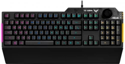 Клавиатура ASUS TUF Gaming K1 RGB USB Black (90MP01X0-BKMA00) - Картинка 2