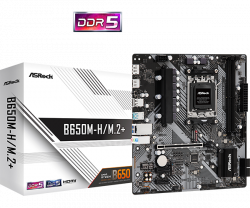   ASRock B650M-H/M.2+ (sAM5, B650, DDR5) B650M-H/M.2+