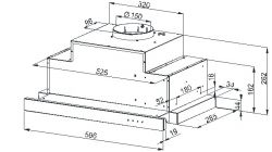 Вытяжка BEST CHEF Simple touch 750 black 60 - Картинка 8