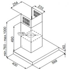 ������� BEST CHEF Slim Line 1100 Black 60 - �������� 8