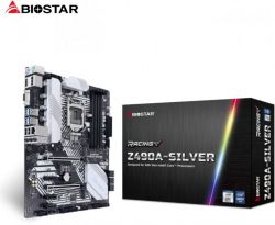 . 1200 (Z490) Biostar Z490A-SILVER, Z490, 2xDDR4, Int.Video(CPU), 6xSATA3, 2xM.2, 2xPCI-E 16x 3.0, 3xPCI-E 1x 3.0, 1xM.2 (Key E), ALC1150, i219V, 6xUSB3.2/6xUSB2.0, VGA/HDMI/DP, ATX -  2