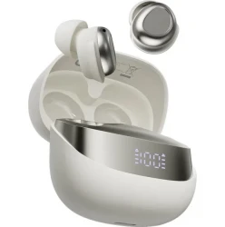 Навушники бездротові Blackview AirBuds 9, White, Bluetooth 5.4, мікрофон, акумулятор 400 mAh, Type-C, цифровий індикатор заряду кейсу, радіус дії до 10 м, час роботи до 24 год (6931548319702) - Картинка 2