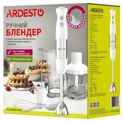 Блендер занурювальний Ardesto HBG-800WWHCHM біло-сріблястий - Картинка 14