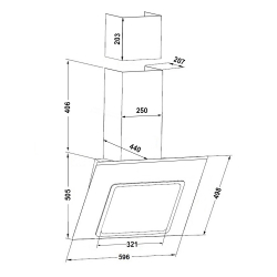 Вытяжка PYRAMIDA BT 600 PK GBL - Картинка 10