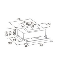 Вытяжка Cata TFH 6630 X (02010300) - Картинка 2