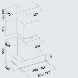 ������� Falmec GRUPPO INCASSO NRS PLUS 50 ����.����� (CGIW50.E27P2#EUI490F) - �������� 3