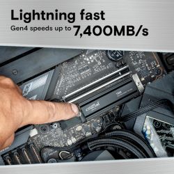 SSD накопитель Crucial T500 1Tb M.2 3D TLC PCIe 4.0 з радіатором (CT1000T500SSD5) - Картинка 4