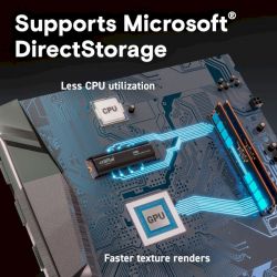 SSD накопитель Crucial T500 1Tb M.2 3D TLC PCIe 4.0 з радіатором (CT1000T500SSD5) - Картинка 6
