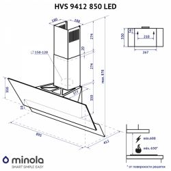  Minola HVS 9412 WH 850 LED -  16