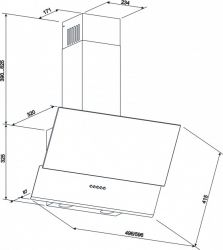 ������� ELEYUS DELLA 700 60 WH - �������� 8