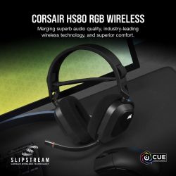  Corsair HS80 RGB USB Headset Carbon (CA-9011237-EU) -  9