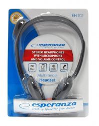 Стереогарнітура ESPERANZA Headset EH102 Black - Картинка 4