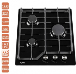 Газовая варочная поверхность VENTOLUX HG430 L7 CS (BK) - Картинка 7