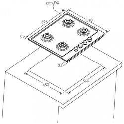 ������� �������� ����������� Candy CHG6BFB4WB ������ - �������� 3
