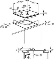 Газовая варочная поверхность ELECTROLUX GME363NV - Картинка 9