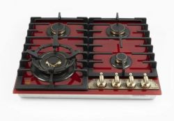 Газовая варочная поверхность Kaiser KCG6335RotEmTurbo красная - Картинка 2