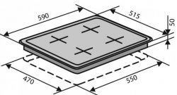Газова варильна поверхня Ventolux HSF640-D3 CEST (X) - Картинка 9