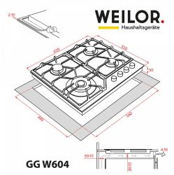    WEILOR GG W604 WH -  12