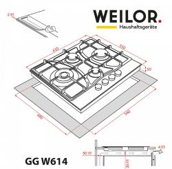    WEILOR GG W614 WH -  14