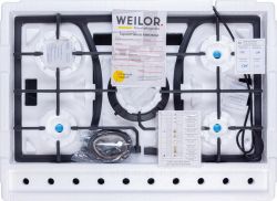 Газова варильна поверхня WEILOR GG W714 BL - Картинка 11