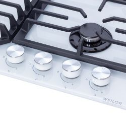 Газова варильна поверхня WEILOR GG 624 WH - Картинка 4