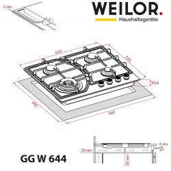    WEILOR GG W 644 WH -  10
