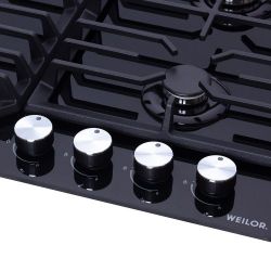 Газовая варочная поверхность WEILOR GG W624 BL - Картинка 4