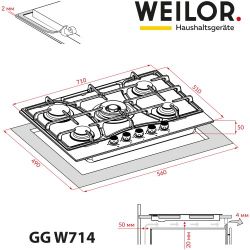   WEILOR GG W714 BL -  12