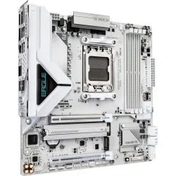Материнська плата GIGABYTE B850M EAGLE WF6E ICE sAM5 B850 4xDDR5 M.2 Wi-Fi BT HDMI DP mATX B850M_EAGLE_WF6E_ICE - Картинка 2