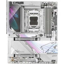 GIGABYTE M  sAM5 AMD X870E 2xHDMI/2xUSB4 Typ e-C 5xM.2 (10&5)GbE LAN ATX  X870E AORUS MASTER X3D ICE