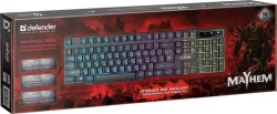 ��������� Defender Mayhem GK-360DL UA�Black, USB, RGB �����������, 19�Anti-Ghost - �������� 7