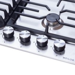 Газова варильна поверхня WEILOR GM 624 SS - Картинка 4