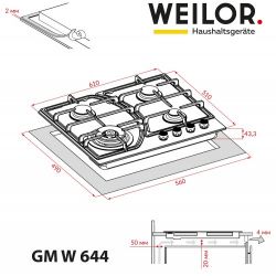    WEILOR GM W 644 WH -  9