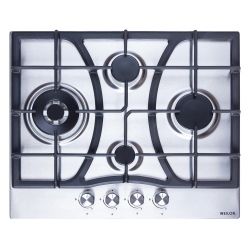Газовая варочная поверхность WEILOR GM W614 SS - Картинка 1