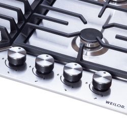 Газова варильна поверхня WEILOR GM W624 SS - Картинка 4