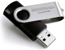 USB   Goodram 32GB UTS2 (Twister) Black USB 2.0 (UTS2-0320K0R11) -  1