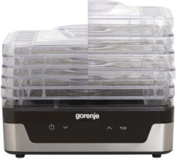 Сушарка для продуктів Gorenje 230Вт, піддонів - 5x2.8см, діаметр - 29см, макс - 75°С, електр.упр,білий FDK400DE - Картинка 4
